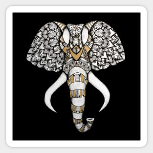 Mandala Elephant Sticker